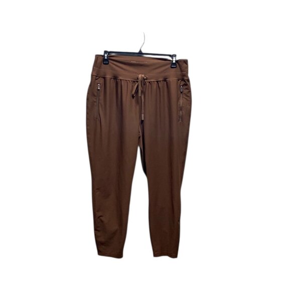Old Navy Power Soft High Rise Joggers Brown Size XL - Picture 2 of 10
